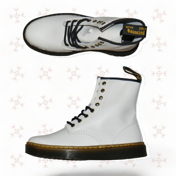 Dr. Martens Zavala Leather Combat Boots Women's Size 9 Men's Size 8 NEW - Picture 6 of 9